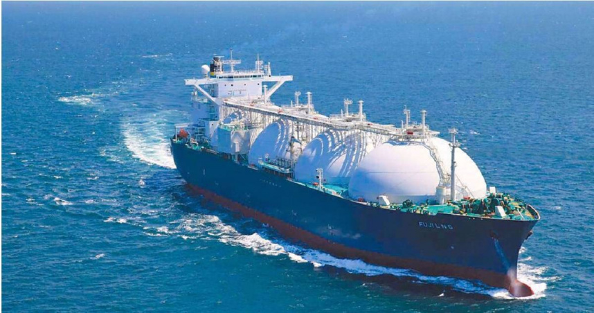 台灣的進口天然氣以船運輸。（圖／中油提供）