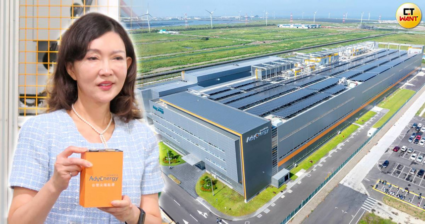 台塑新智能在彰濱建設全台最大電芯廠。（圖／陳曼儂攝、台塑新智能提供）