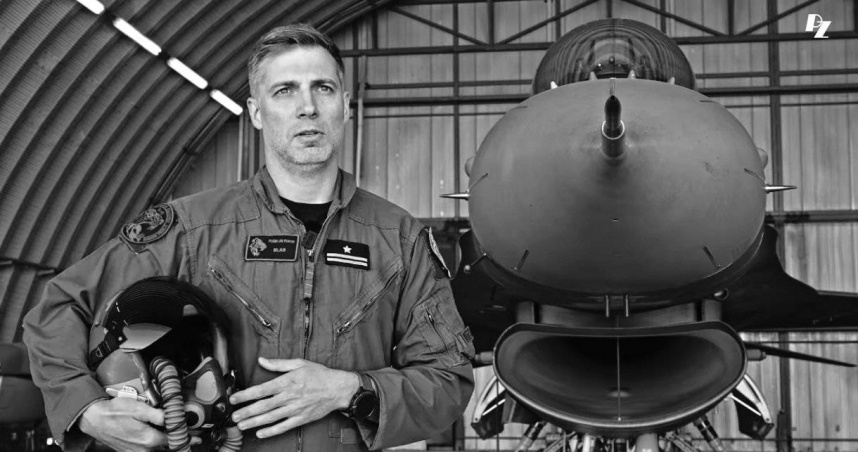 波蘭空軍馬切伊‧斯拉布‧克拉科夫安殉職。（圖／翻攝X／WCR Wrocław）