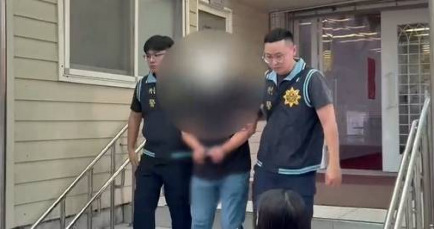 鍾男因槍砲案將入監服刑，竟在KTV開槍洩恨遭警方逮捕移送。（圖／翻攝畫面）