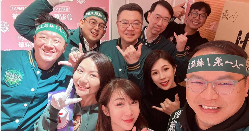 馬郁雯與民進黨高層互動良好，還和三立名嘴李正皓交往，如今更傳出將披綠袍參加北市議員初選。（圖／翻攝臉書）