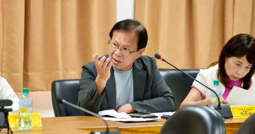 民眾黨立法院黨團副總召張啓楷29日表示，吳釗燮助理捲共諜案，他卻至今不說明不道歉，早應請辭下台。（圖／張啓楷辦公室提供）