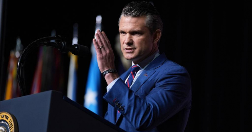 美國國防部長赫格塞思（Pete Hegseth）。（圖／達志／美聯社）