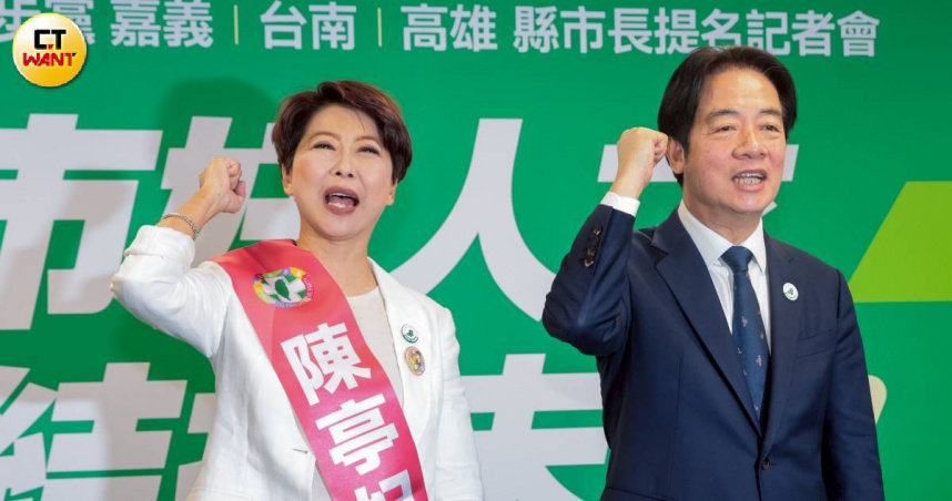 陳冠安表示，這就是項莊舞劍、意在沛公，想要用程序有瑕疵之名，質疑初選結果，削弱陳亭妃的正當性。（圖／黃耀徵攝）