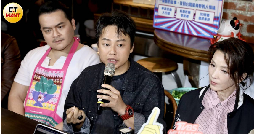 賴銘偉回應王子、粿粿參與「廣澤宮」開工團拜的情況。（圖／侯世駿攝）