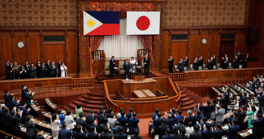 日本與菲律賓宣布升格「全面戰略夥伴關係」，雙邊安全合作全面升級。（圖／達志／美聯社，下同）