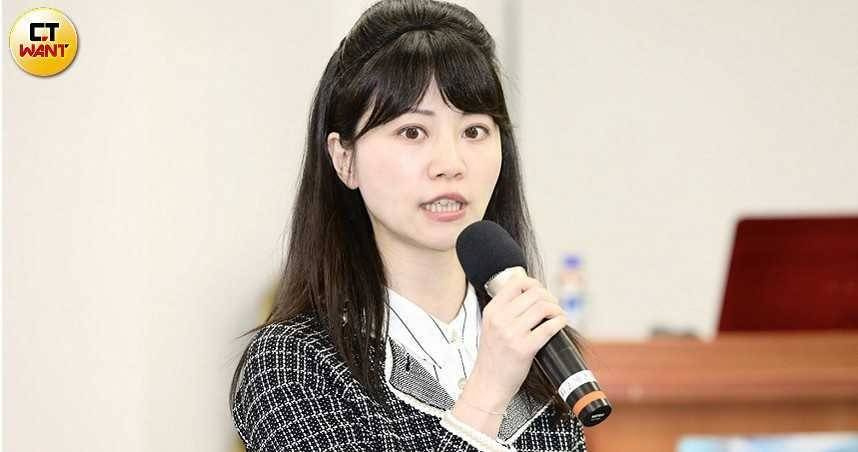 民進黨前立委高嘉瑜表示，台糖撤回對吳乃仁的管收聲請應向社會清楚說明，避免引發外界對公平性的質疑。（圖／記者王永泰攝）