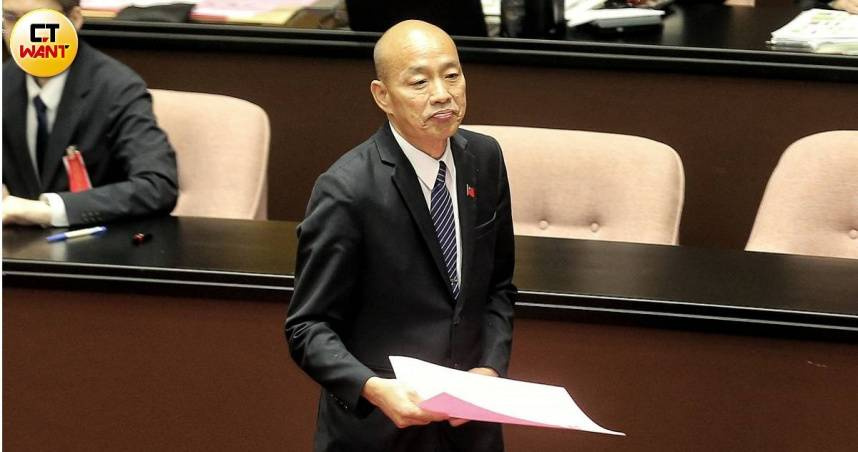 立法院回應，總預算案之整理將近完成，預計本周內送出。圖為立法院長韓國瑜。（圖／周志龍攝）