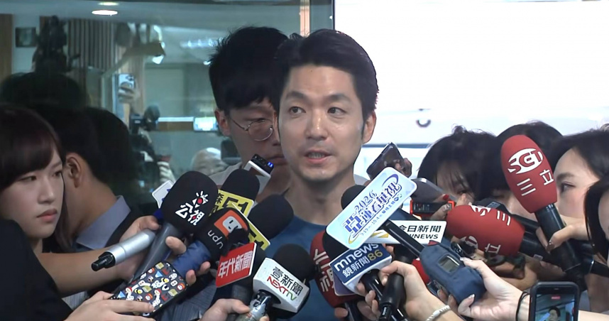 蔣萬安說，歡迎蔡康永來到他競選總部成立的活動。（圖／翻攝畫面）