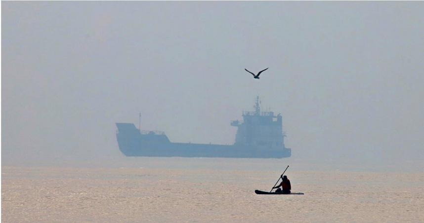 荷姆茲海峽（Strait of Hormuz）。（圖／達志／美聯社）