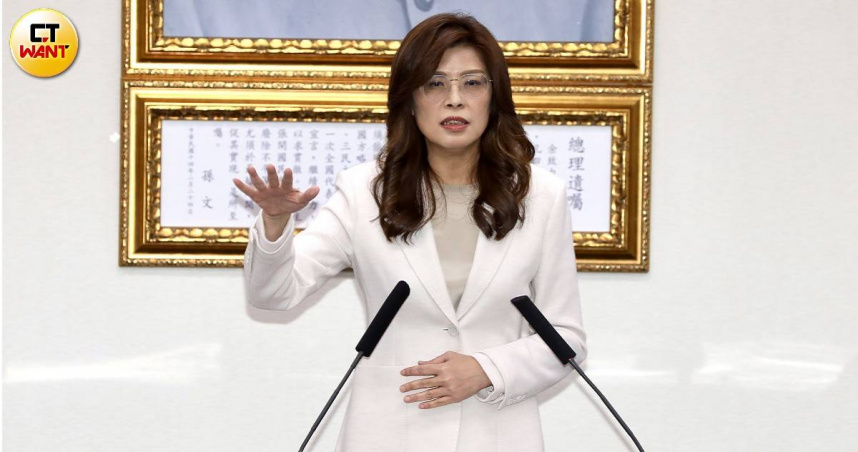 鄭麗文說，接下來的選戰不能夠掉以輕心。（圖／方萬民攝）