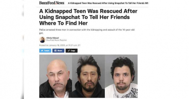 14歲少女慘成性奴!3綁匪下藥綁架 靠「Snapchat」獲救