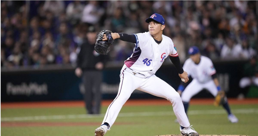 投手林維恩接替上場，飆３Ｋ。（圖／大會提供）