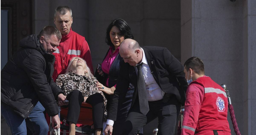 塞爾維亞進步黨（SNS）議員賈斯米娜奧布拉多維奇（Jasmina Obradovic）不幸中風。（圖／達志／美聯社）