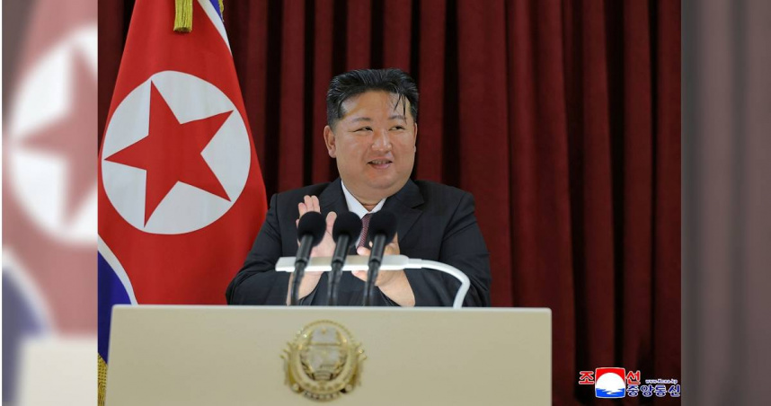 北韓最高領導人金正恩近日傳出死訊。（圖／達志／美聯社）