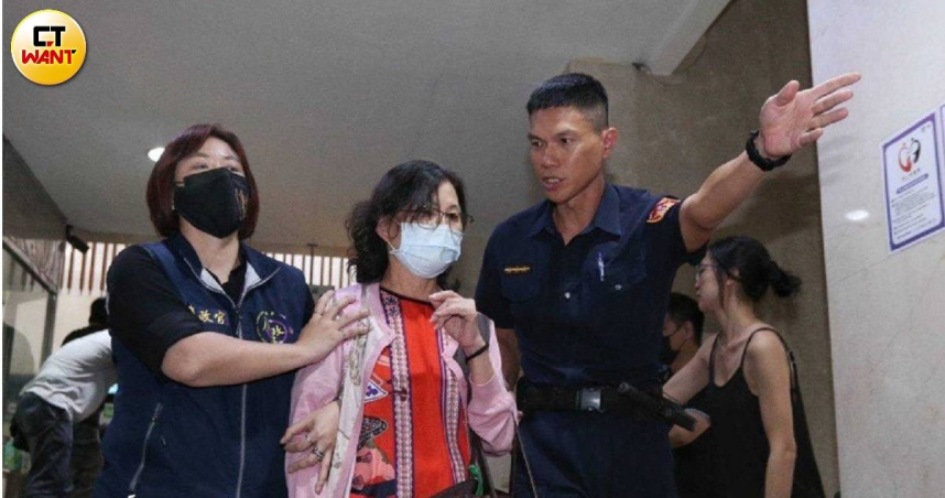 彭振聲妻子於社區墜樓亡，彭開庭前崩潰急請假回高雄。（圖／趙世勳攝）