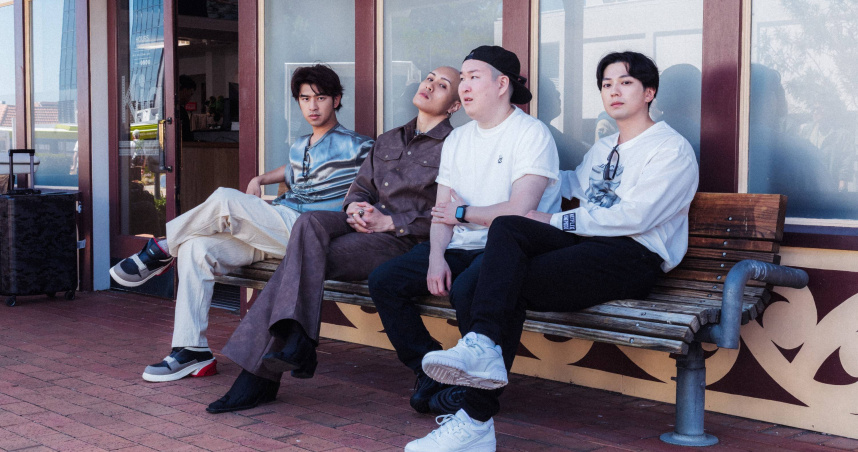 陳柏霖、黃宣、新田真劍佑與草野大成到紐西蘭冒險。（圖／出去一下提供）