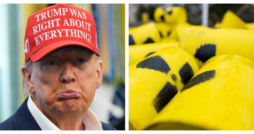 川普政府正研擬一項新計畫，準備將冷戰時期拆解核彈頭後留下的20公噸武器級鈽，交由國內核電產業轉化為反應爐燃料。（圖／達志／美聯社，下同）