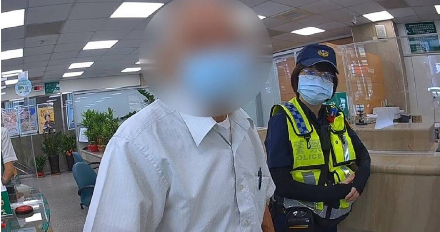 台中82歲鄭姓老翁月初才遭詐騙100萬，日前又想提領30萬被銀行阻止。（圖／翻攝畫面）