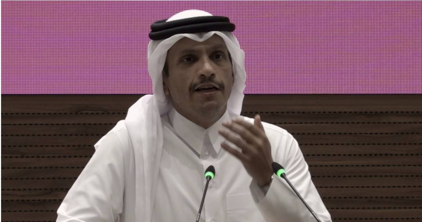 卡達首相阿勒薩尼（Sheikh Mohammed bin Abdulrahman bin Jassim Al-Thani）。（圖／達志／美聯社）