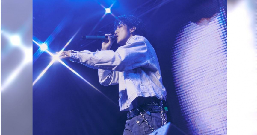 婁峻碩在台中開唱。（圖／伊弗龐金有限公司提供）