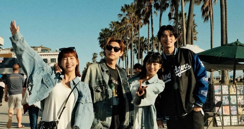 美國行成員的簡廷芮、王品澔都被范姜彥豐退追。（圖／翻攝自簡廷芮IG）