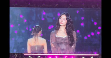 子瑜唱《MOONLIGHT SUNRISE》時，感覺到悲傷情緒偷偷哭了。（圖／讀者提供）