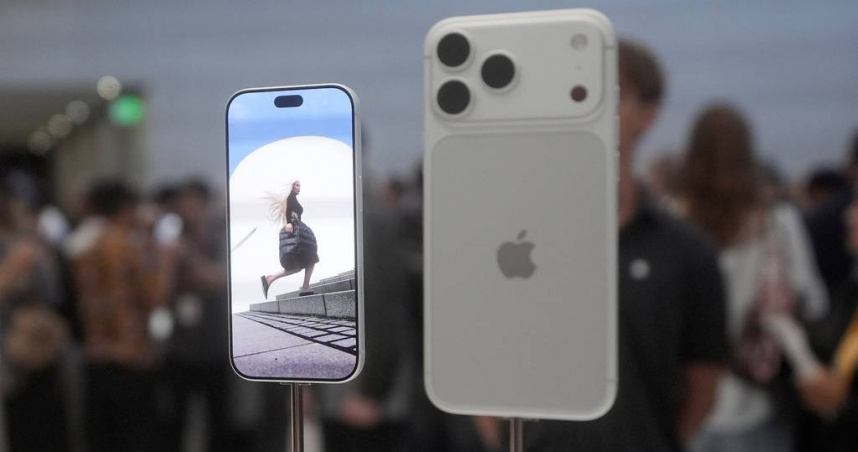 蘋果推出iPhone 18 Pro，價格全面調漲。（圖／達志／美聯社）