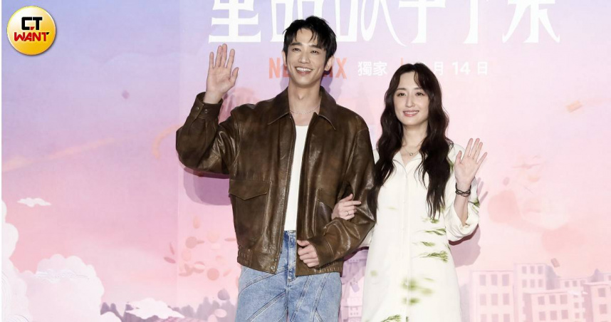 柯佳嬿與劉以豪在新劇《童話故事下集》飾演夫妻。（圖／侯世駿攝）