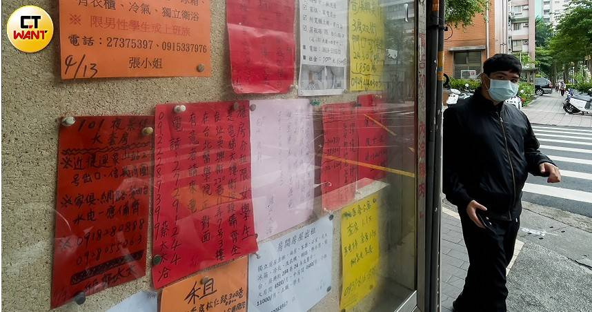 國土署喊出立法院凍結相關預算，租屋補貼恐因此將於11月斷炊。示意圖，非當事租屋處。（示意圖／黃威彬攝）