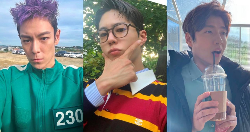 （圖／取自T.O.P IG、朴寶劍IG、姜河那IG）