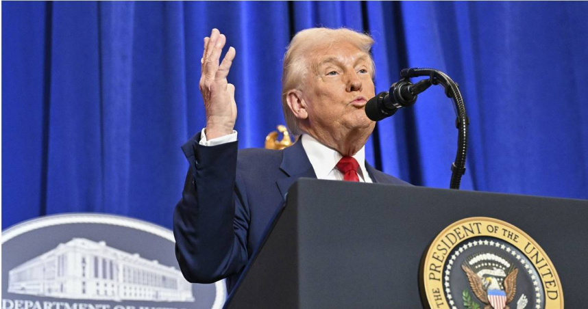 美國總統川普。（圖／達志／美聯社）