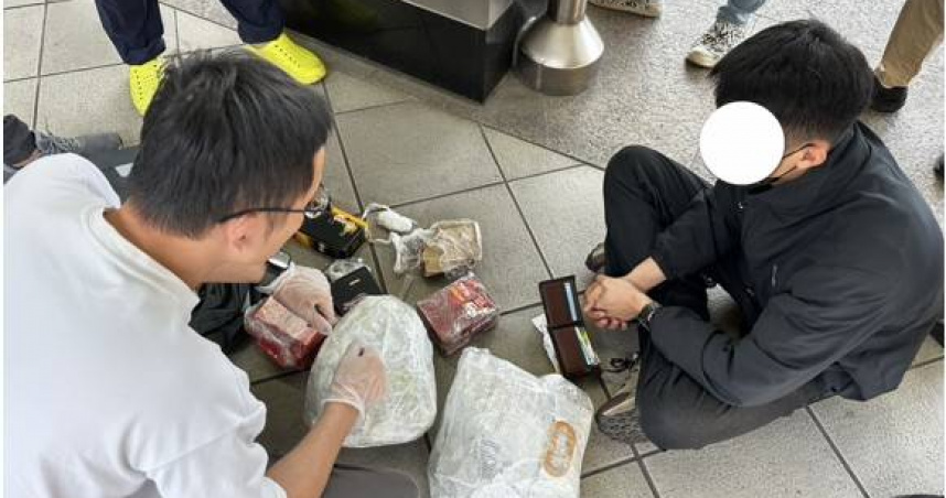 長榮海運前員工抓準安檢漏洞，利用船員隨身行李不會被安檢的漏洞，聯合現職員工偷運千萬大麻入台。(圖／翻攝畫面)