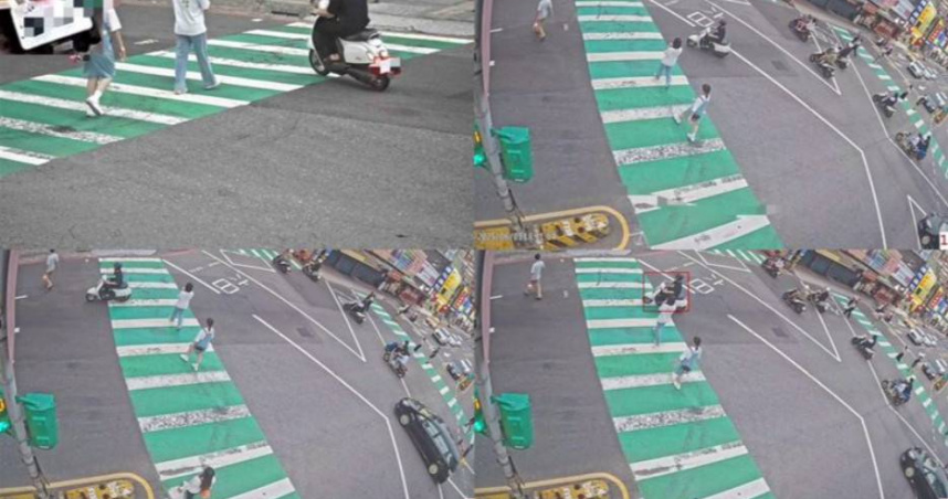 交通部修正未禮讓行人肇事規範，罰鍰提高且另有刑責。（圖／桃園市蘆竹分局提供）