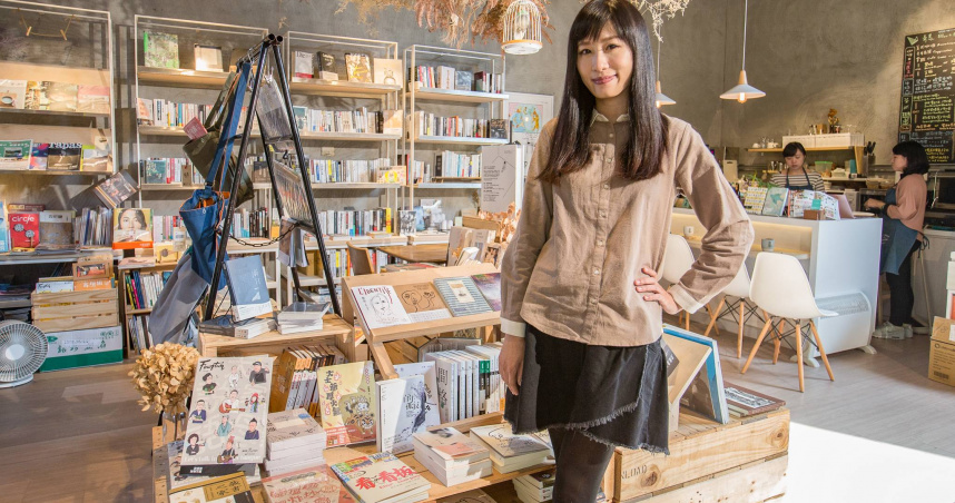 1-1	青鳥書店創辦人蔡瑞珊外型精緻、氣質出眾，卻被指控介入他人婚姻，遭法院判賠50萬元。（圖／報系資料照）