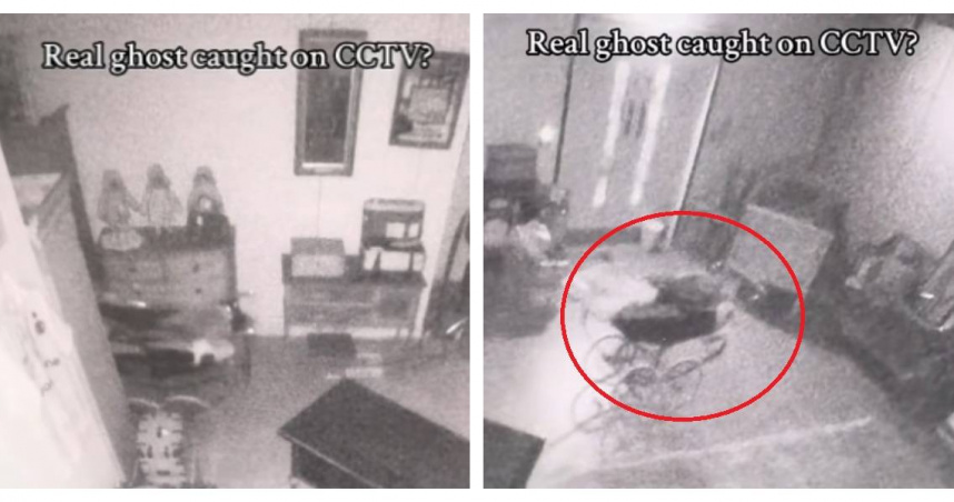 影片中嬰兒車緩慢靠近一扇閃爍著燈光的門，拍賣行表示該光源來自人臉辨識系統的LED設備。（圖／翻攝自TikTok ，RWB Auctions）