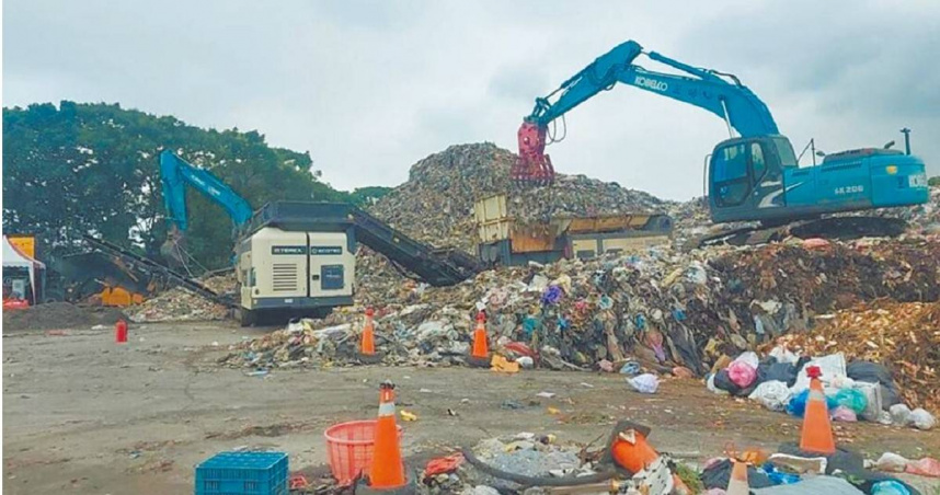 南投縣仰賴外縣市協助焚燒垃圾，但垃圾分類不夠確實，多次被退回要求重新分類。（圖／南投縣政府提供／中國時報李京昇南投傳真）