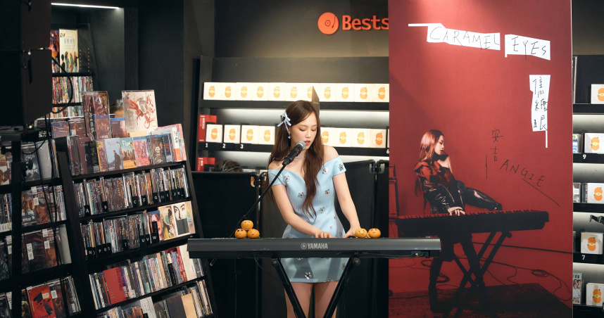 安吉舉辦首次簽名會。（圖／索尼音樂提供）