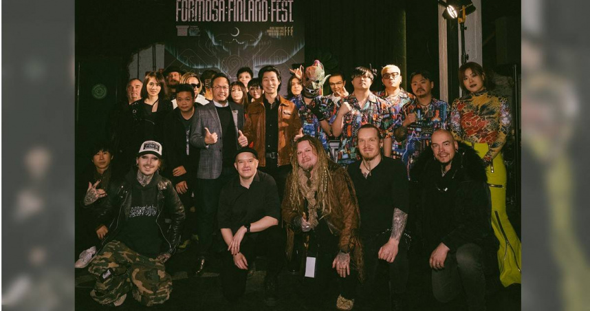 血肉果汁機、恆月三途、閃靈，與芬蘭國民樂團 Korpiklaani、新生代 Lost Society共同在F:F:F音樂節演出。（圖／文總提供）