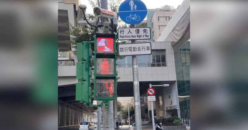 台中打造史努比可愛交通城。（圖／民視新聞蔡枘埏攝）