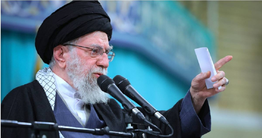 伊朗最高領袖哈米尼（Ayatollah Ali Khamenei）。（圖／達志／美聯社）