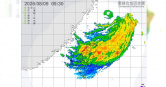 颱風白海豚外圍環流持續影響台灣，北部超有感。（圖／中央氣象署提供）