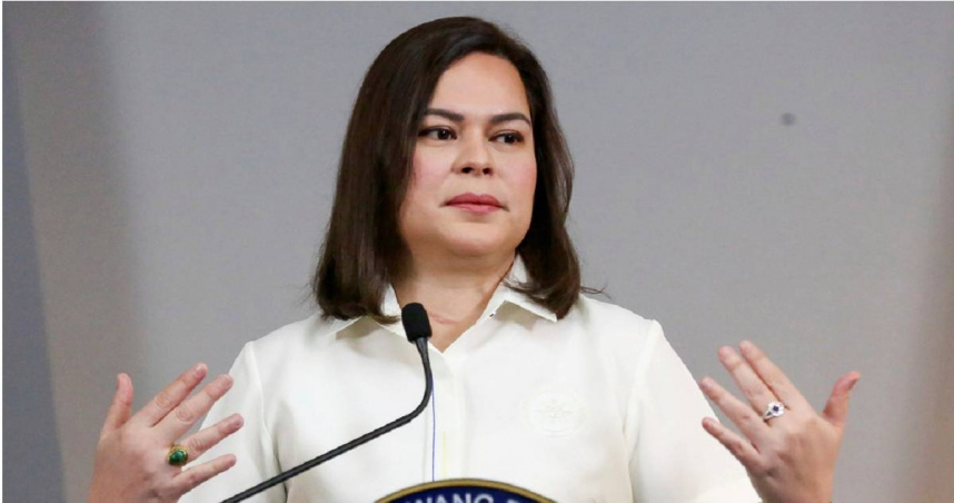 菲律賓副總統莎拉杜特蒂（Sara Duterte）。（圖／達志／美聯社）