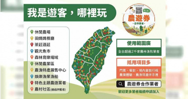 首波農遊券人人有獎 第二波登記倒數計時