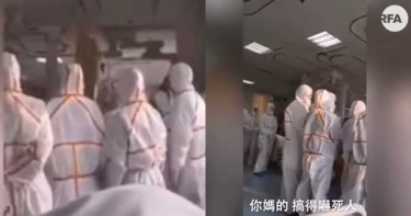 武漢肺炎/醫護全身防護衣包緊緊 感染者喊:沒什麼大不了