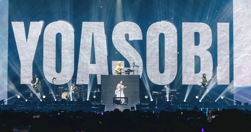 YOASOBI 二度在台辦專場，場地從去年的Zepp New Taipei升級小巨蛋。（圖／好玩國際文化提供）