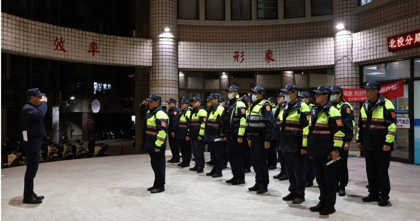 為杜絕幫派份子滋事，北投分局成立擴大臨檢兼靖成掃黑專案，成功逮捕8名通緝犯，展現掃蕩黑色勢力決心。（圖／翻攝畫面）