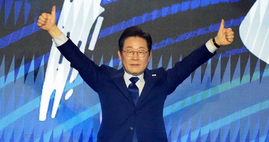 李在明。（圖／達志／美聯社）