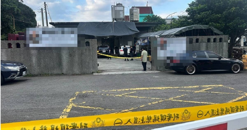 今（26）日下午，新北市瑞芳區一處水產行發生槍擊案件，1名水產店員工中槍送醫。（圖／翻攝畫面）