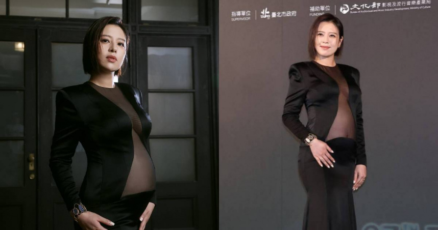 劉品言辣挺孕肚主持「挨批太露」　。（圖／翻攝自臉書＠estherliu0808、本刊攝影組）